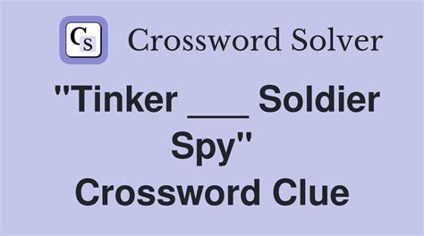 TINKER crossword clue